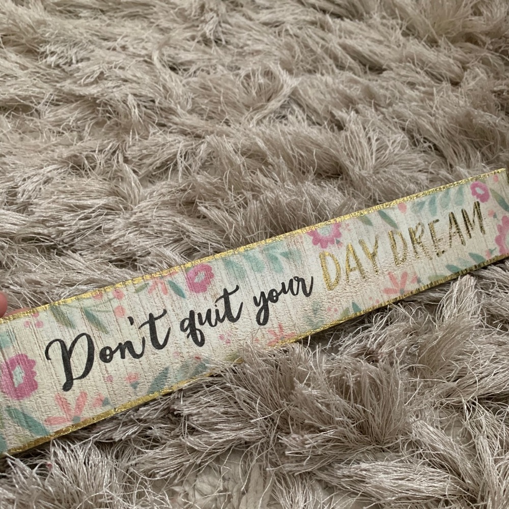 Wooden Block Accent ✨